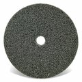 Cgw Abrasives Unitized Wheel, 6 in Dia, 1/2 in Center Hole, 1/2 in W Face, Fine Grade, Silicon Carbide Abrasive 72018